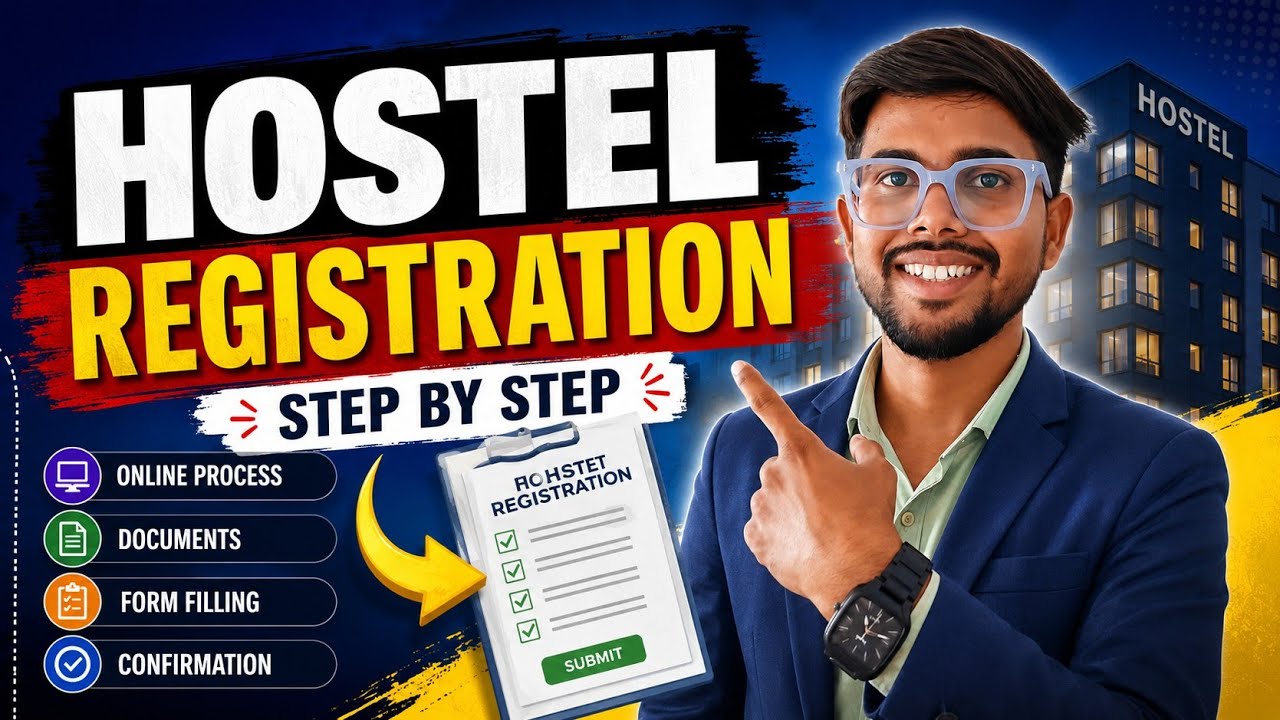 Hostel Registration 2026 Step by Step | Complete Hostel Registration Process | Form Filling #hmas 