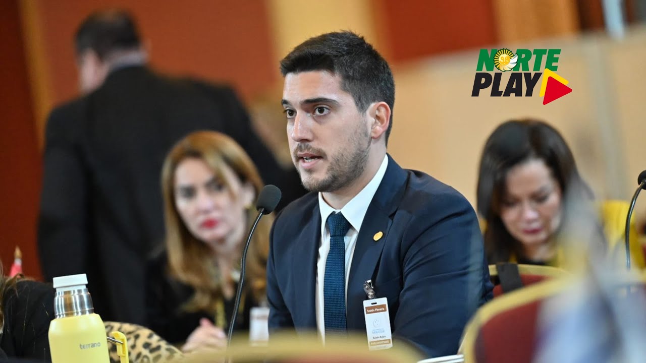 El diputado paraguayo Rub&eacute;n Rub&iacute;n y su encendido discurso armamentista