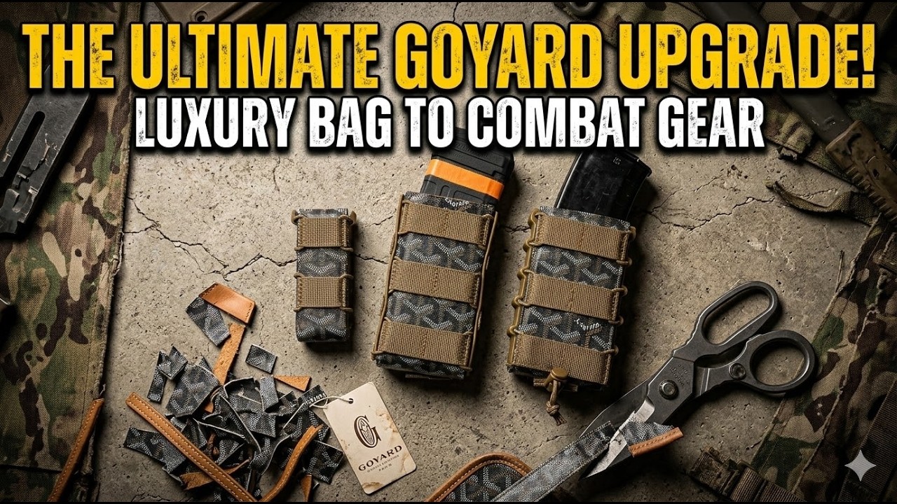 Tactical Goyard: Making Custom Mag Pouches (ASMR)