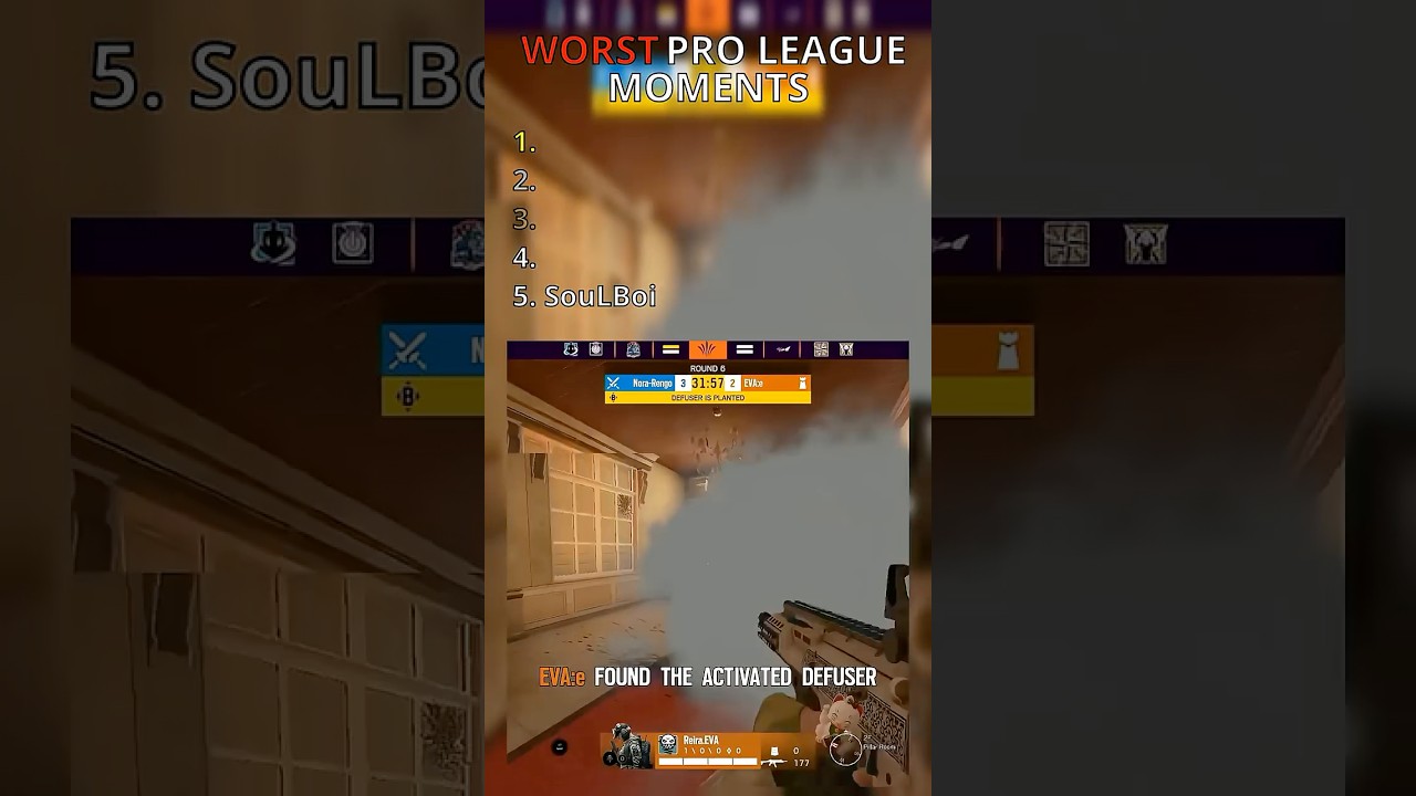 TOP 5 WORST R6 PRO LEAGUE MOMENTS