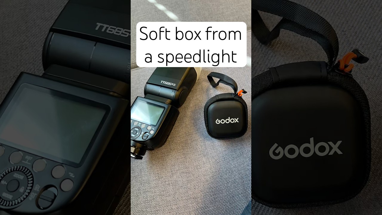 Turning a tiny speedlight into a softbox? Easy&mdash;thanks to a Bowens mount speedlight holder.