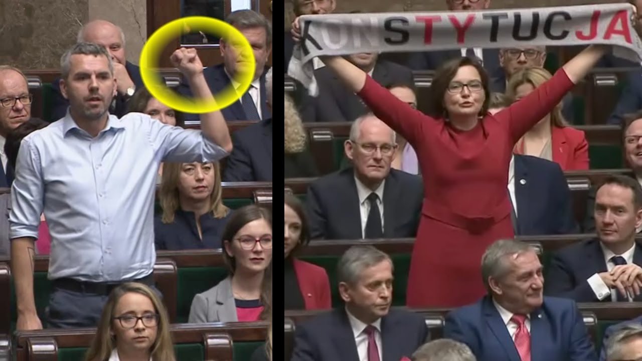 Kontrowersyjne ślubowanie posł&oacute;w lewicy (12.11.2019)