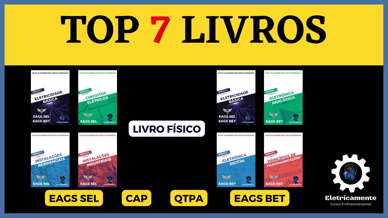 Livros para o EAGS SEL - EAGS BET - QTPA (eletroeletr&ocirc;nica) - CAP (eletr&ocirc;nica e telecomunica&ccedil;&otilde;es)