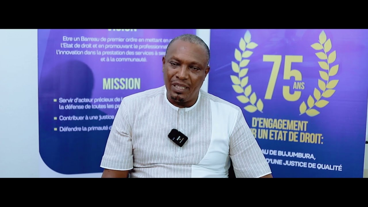 Célébration des 75 ans du Barreau de Bujumbura