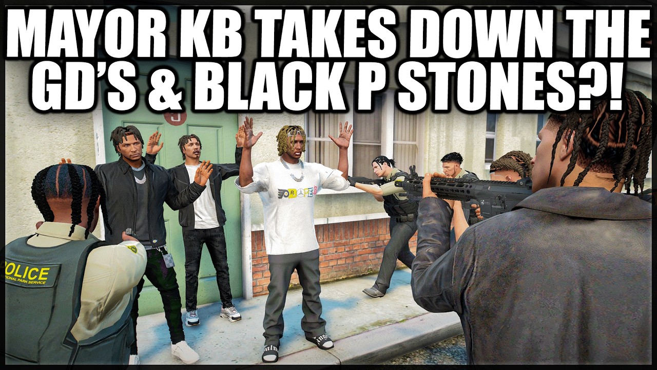 Mayor KB Takes Down The GD's & Black P Stones?! | GTA RP | GrizzleyWorld Chiraq