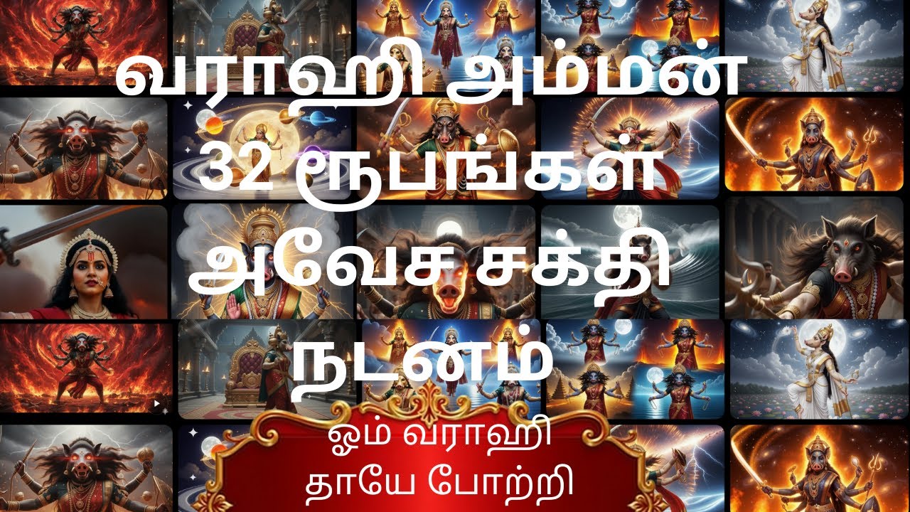 வராஹி அம்மன் 32 ரூபங்கள் |அவேச சக்தி தெய்வீக நடனம் பாடல்| Bhakthi Video | சக்தி நடனம் | Divine Dance
