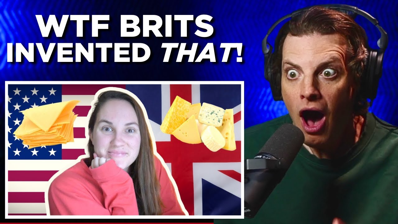 American Reacts to UK vs USA Cheese Differences!
