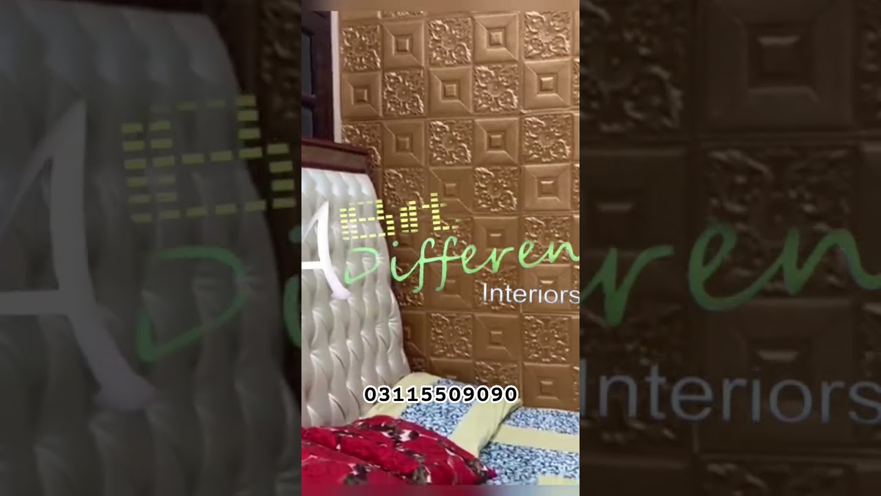 3d foam sheet 8mm thickness install on walls #3dfoamsheet #3dfoamsheets