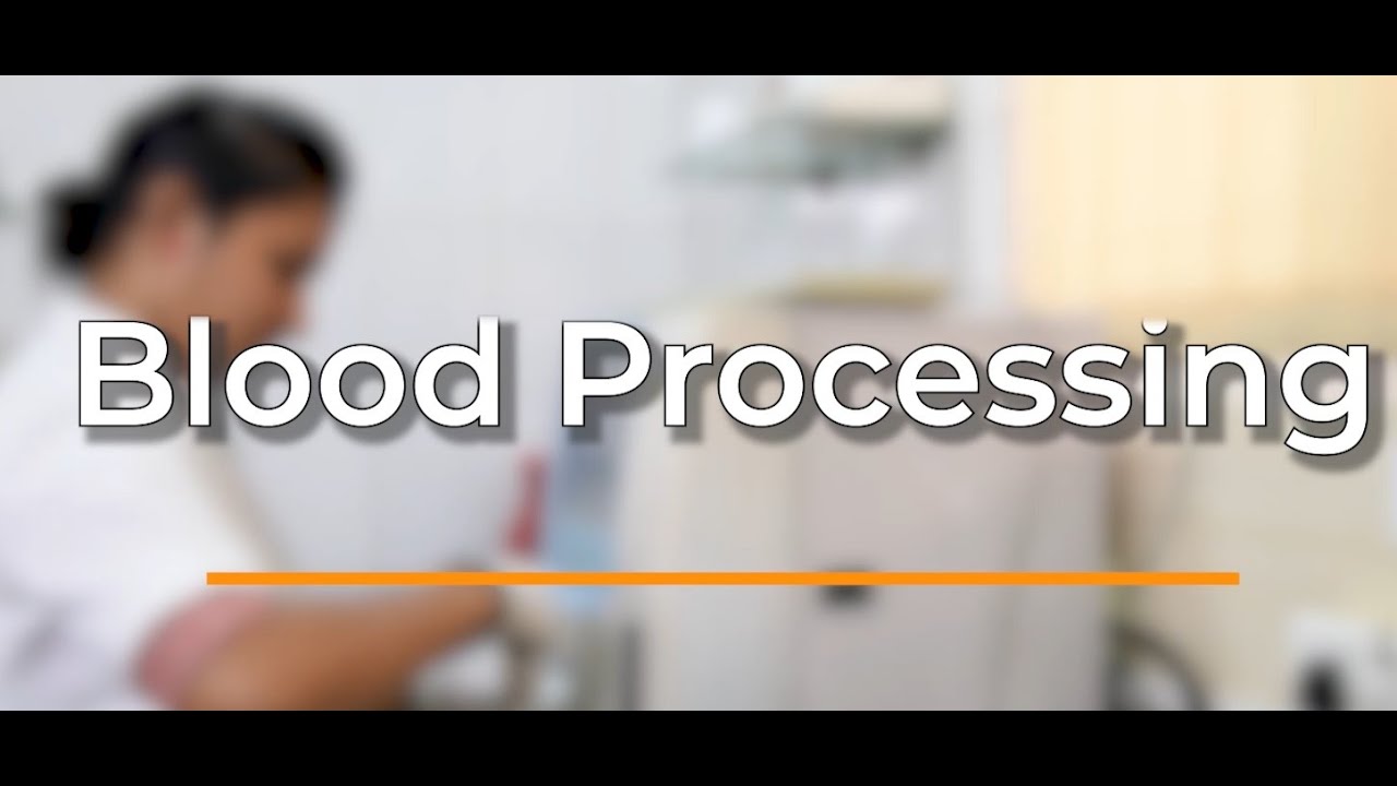 Blood Processing -  English - Jankalyan Blood Bank, Pune