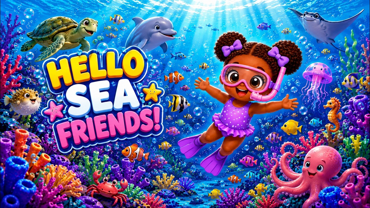 Let’s Swim Underwater! 🌊 Fun Ocean Video for Toddlers