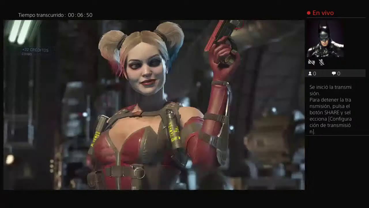 Harley Quinn modo arcade (Injustice 2).