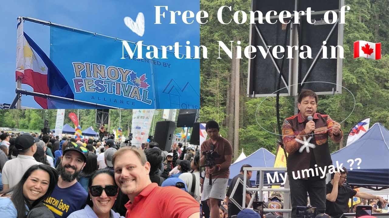 🇨🇦May PINAIYAK si Martin Nievera sa free concert nya sa vancouver | Pinoy Festival in Burnaby 2024!