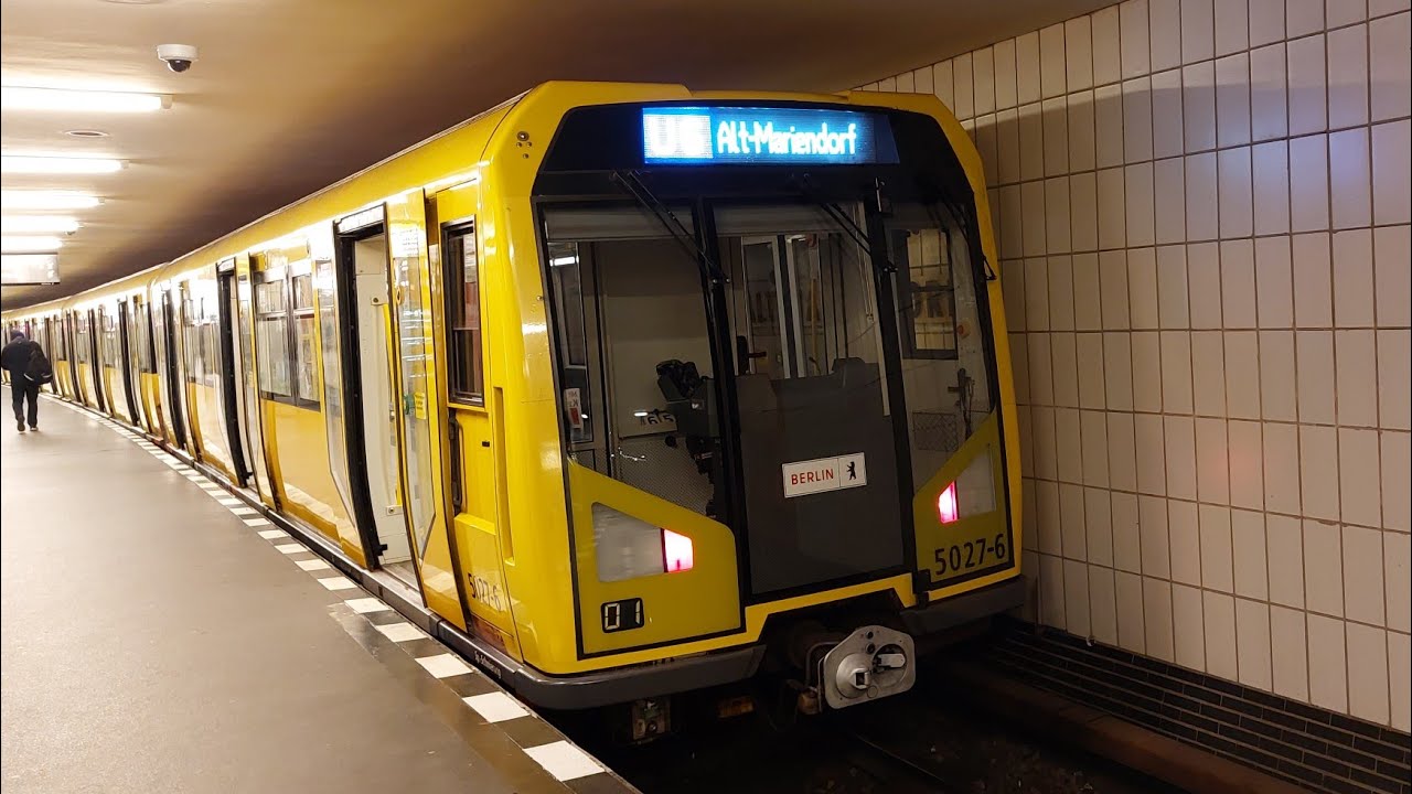Mitfahrt in der U6 von Alt-Tegel bis Alt-Mariendorf im H01 5027-5 mit DauerSignal mit JimmyU8
