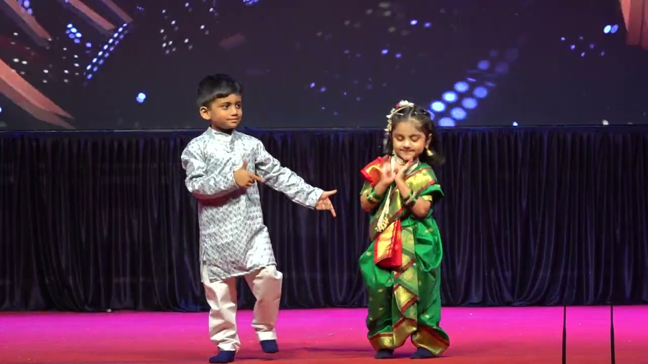 Dance Performance by Sanvi and Satyam @BestPreschool.Ch.Sambhajinagar Annual Function 2025-26