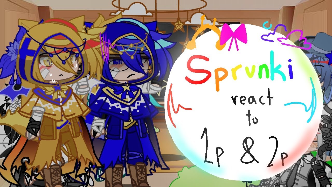Sprunki react to...1p&2p au! //I MISSED YOU//SORRY BC TAKE SO LONG TO FINISH WIP// ENJOYY🥀🥀🥀🥀🥀🥀🍓🎀🎀😩😩