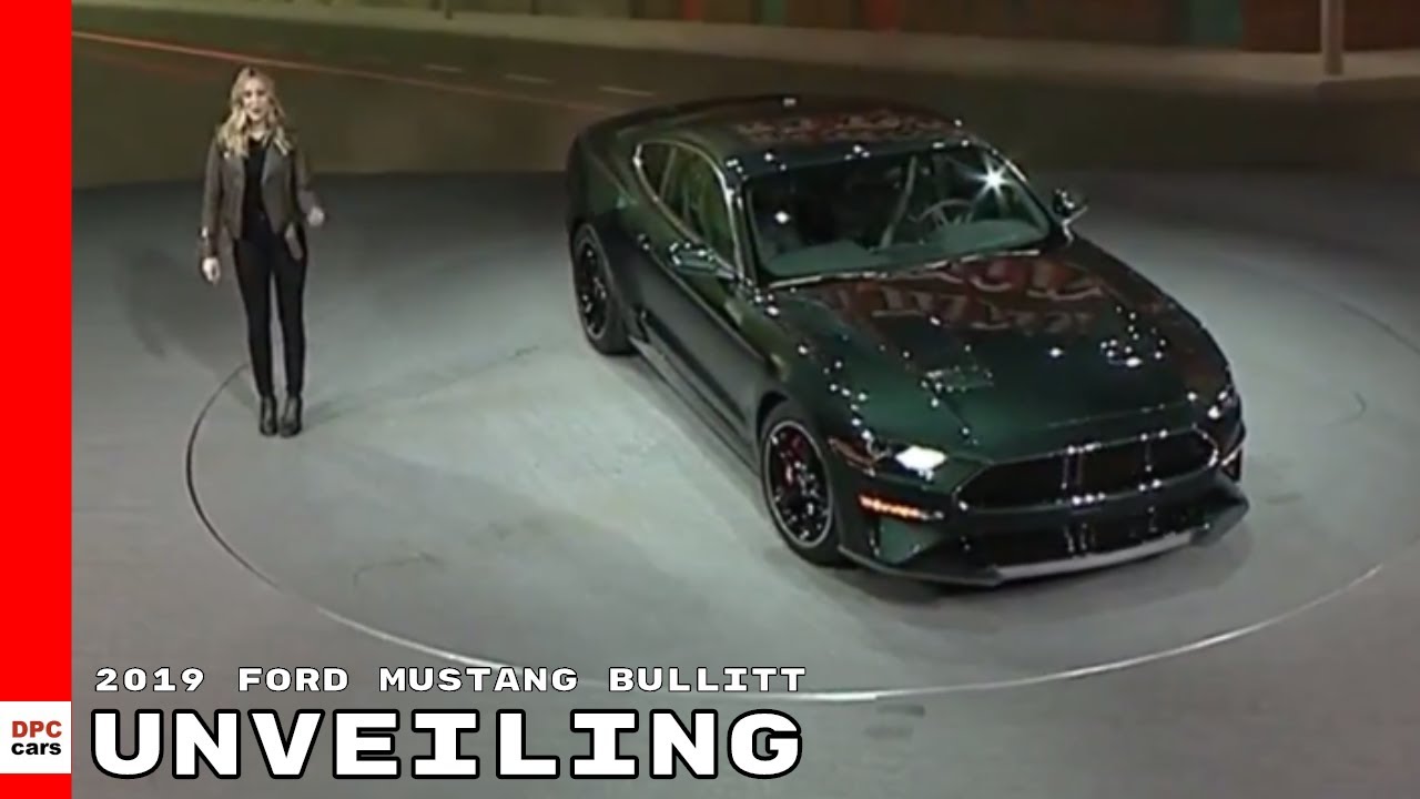 Презентация Ford Mustang Bullitt 2019 года