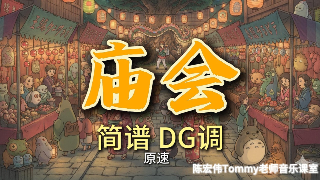 庙会 简谱 DG 原速