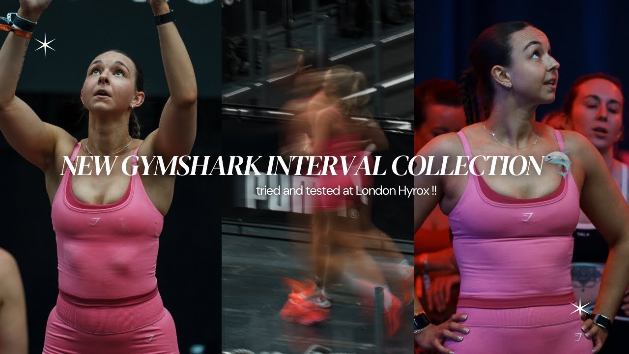 NEW IN GYMSHARK INTERVAL COLLECTION HAUL - for the hybrid girlies!⭐️🦈