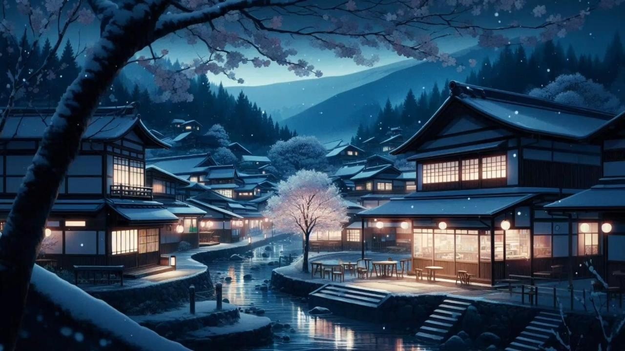 Kyoto Snow Lofi Radio - Chill Beats to Study/Relax to | 90s Lo-fi HipHop Mix for Study & Chill