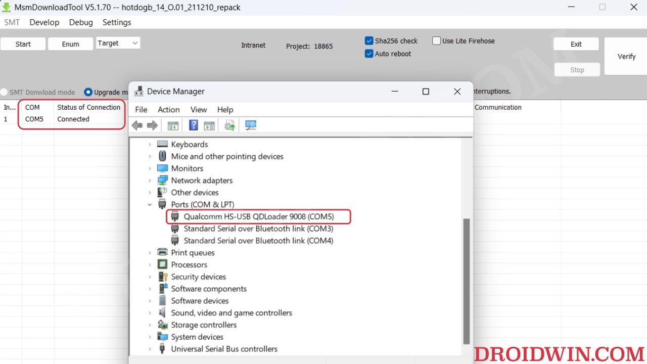 How to Fix OnePlus Automatically Exits EDL Mode [Qualcomm HS-USB QDLoader 9008]