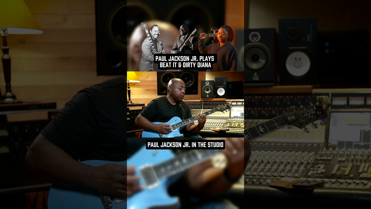 Paul Jackson Jr plays Beat It & Dirty Diana in the studio!! #thriller #beatit #dirtydiana