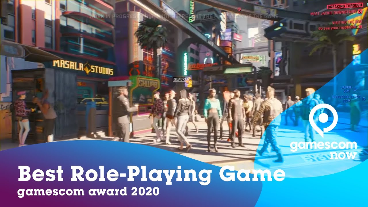 gamescom award 2020 | Best Role-Playing Game: Cyberpunk 2077 | #gamescom2020 | EN
