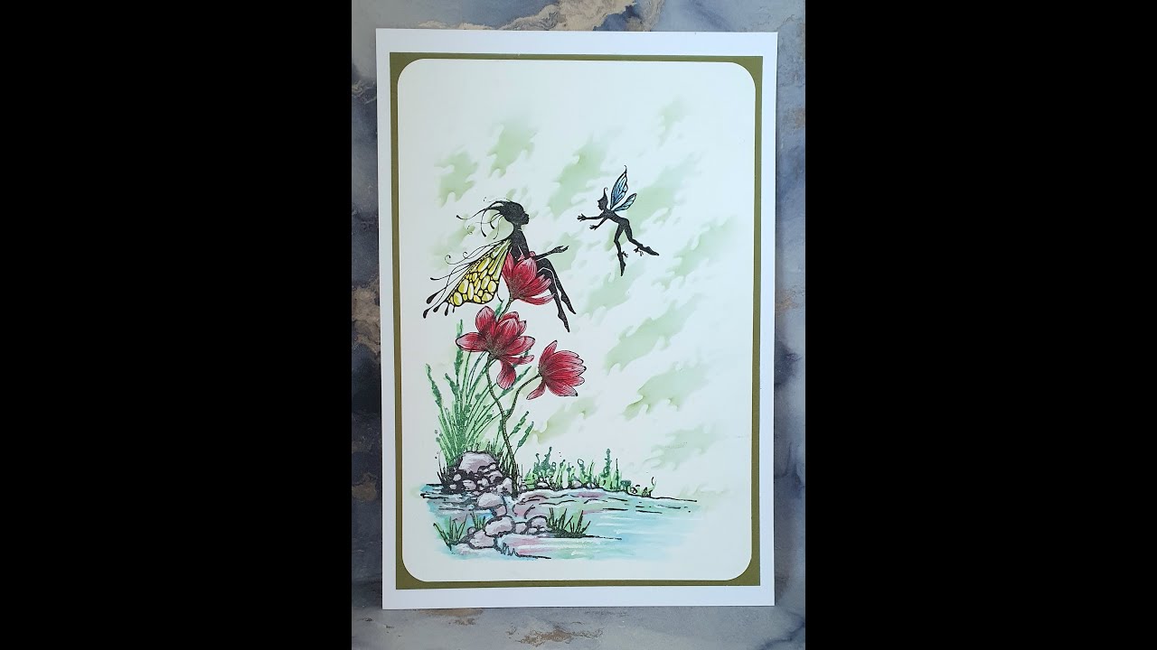 'Enchanting Blooms' #AngiesHappyHobby #crafting2025 #craftingismytherapy