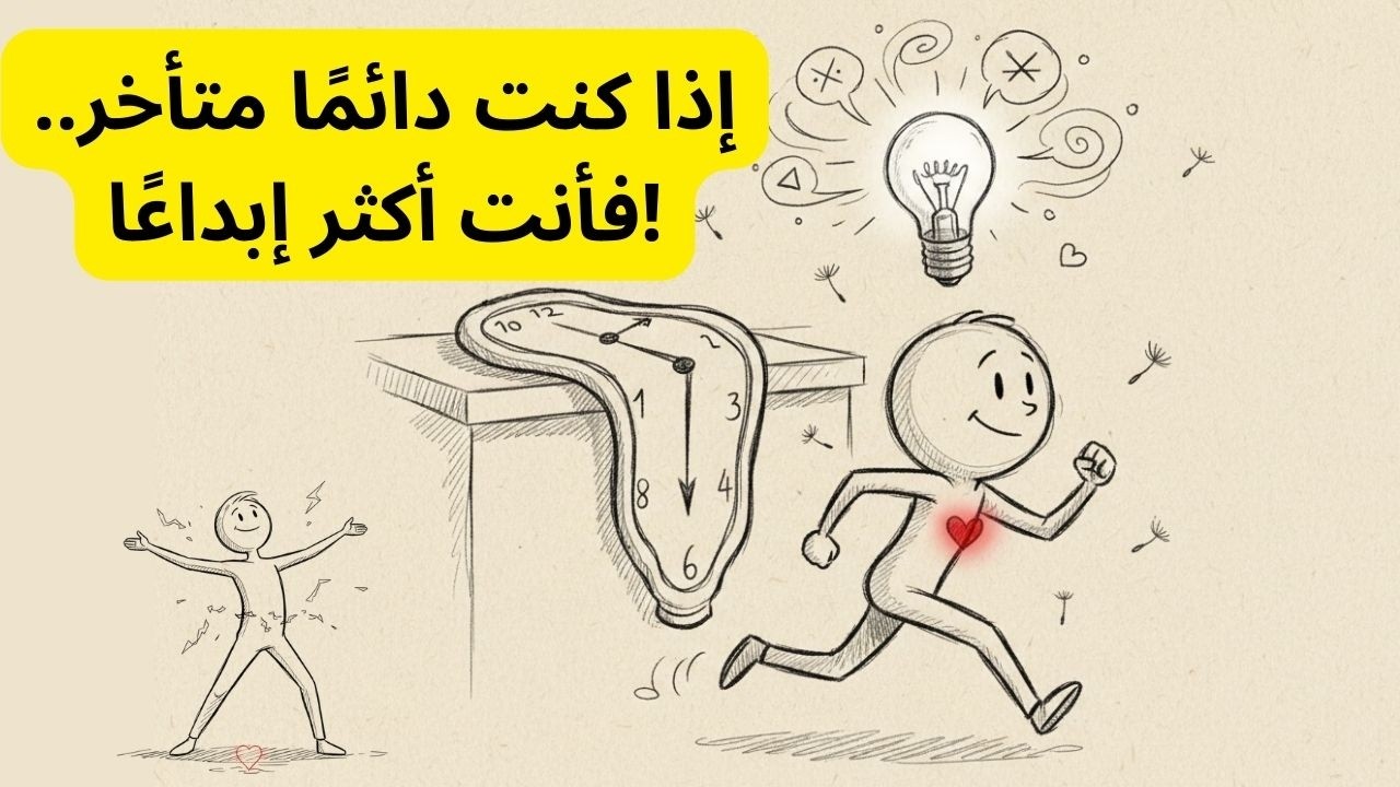 لماذا يتأخر المبدعون دائماً؟ | سيكولوجية الزمن والتدفق الذهني