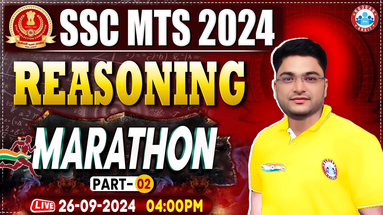 SSC MTS Reasoning Classes 2024 | SSC MTS Marathon | Reasoning By Shobhit Sir (Part 2)
