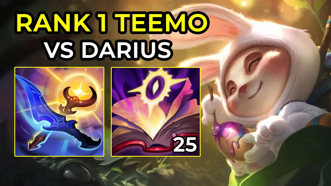 DARIUS STOOD NO CHANCE VS THE RANK 1 TEEMO