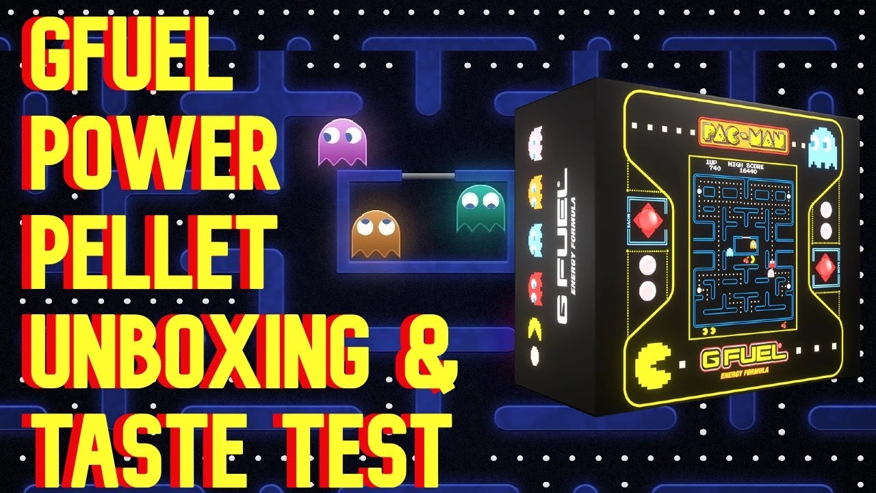 Power Pellet GFuel Collectors Box! Unboxing & Taste Test!