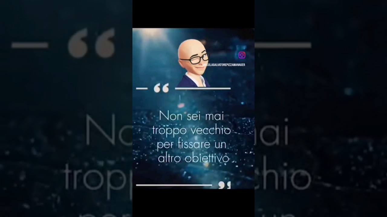Non sei mai troppo vecchio per fissare un'altro obbiettivo 😉✌🏼