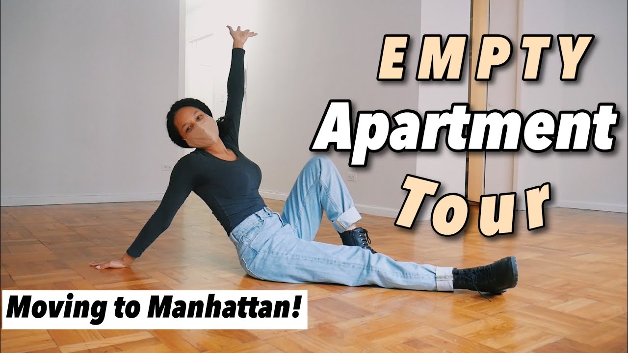 Empty NYC Apartment Tour // L shaped Studio in Manhattan