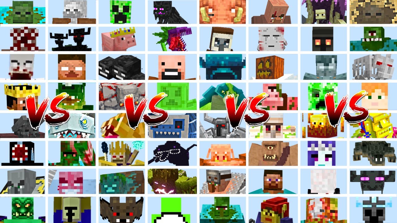 EVERY MOB IN MINECRAFT TOURNAMENT | Minecraft Mob Battle