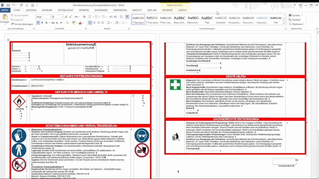 Anwendertipps Teil 1 f&uuml;r isi!! Gefahrstoffmanagement von W&uuml;rth