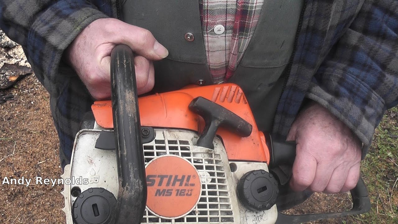 Воскрешение брошенного бензопилы Stihl MS 180