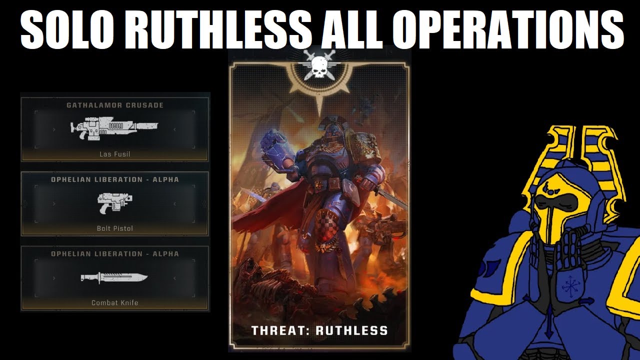 Space Marine 2: Solo Ruthless All Operations