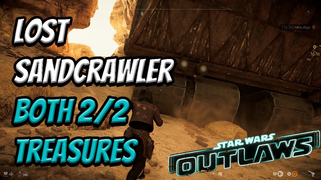 Lost Sandcrawler Treasure Locations - Both 2/2 Treasures | Star Wars Outlaws