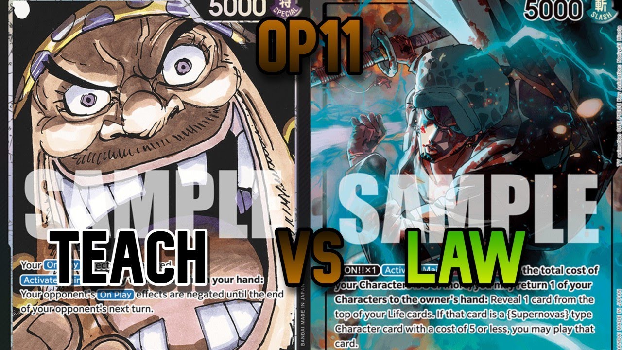 [OP11]  Round 2 Marshall D. Teach vs G/Y Law