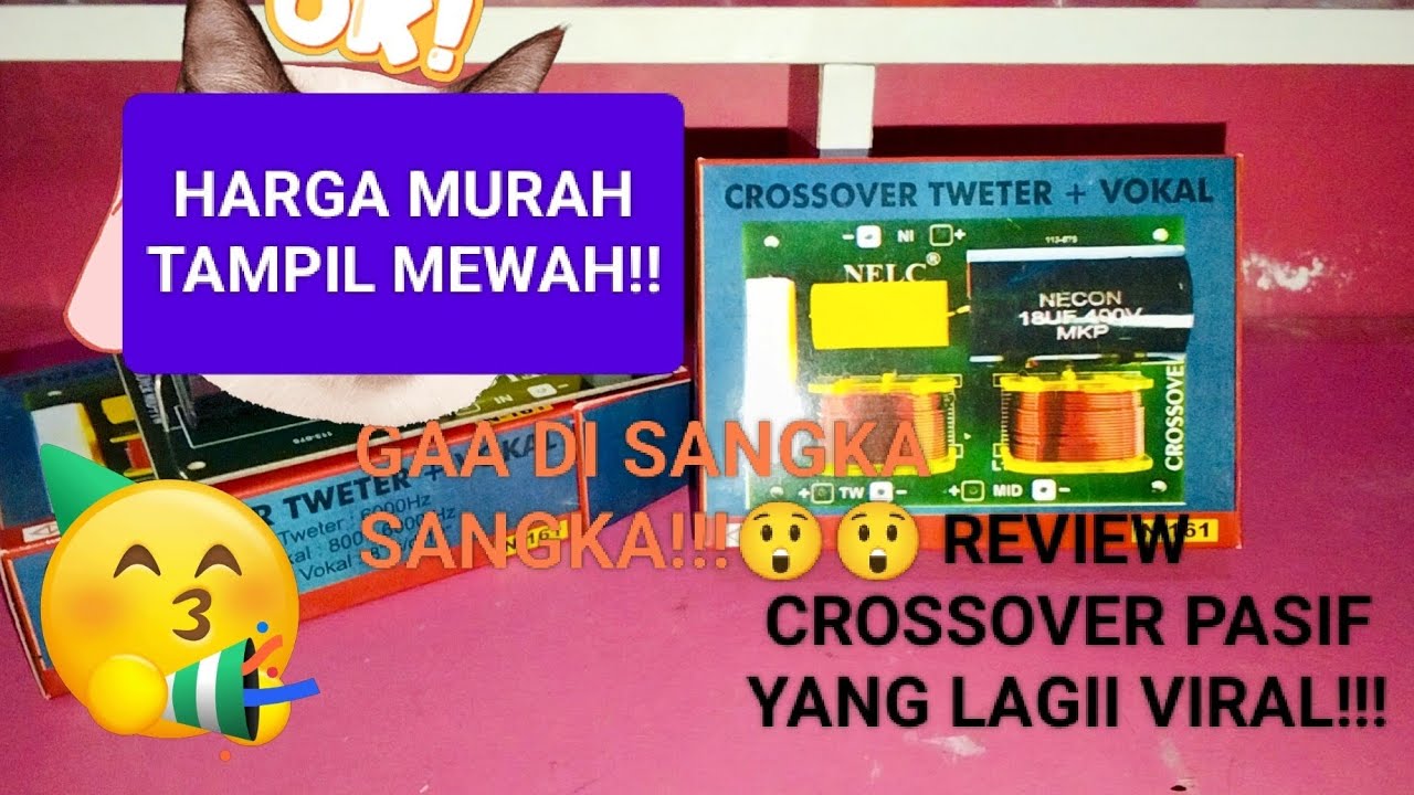 HARGA MURAH SUARA MEWAH!!😲😲 REVIEW CROSS PASIF PRAT 1 ONE!!!