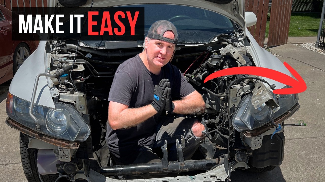8th Gen Honda Civic Si Engine Removal (part 1 of 3) Step 1 Access.