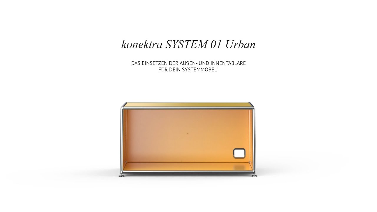 SYSTEM 01 Montagevideo - Außen- und Innentablare