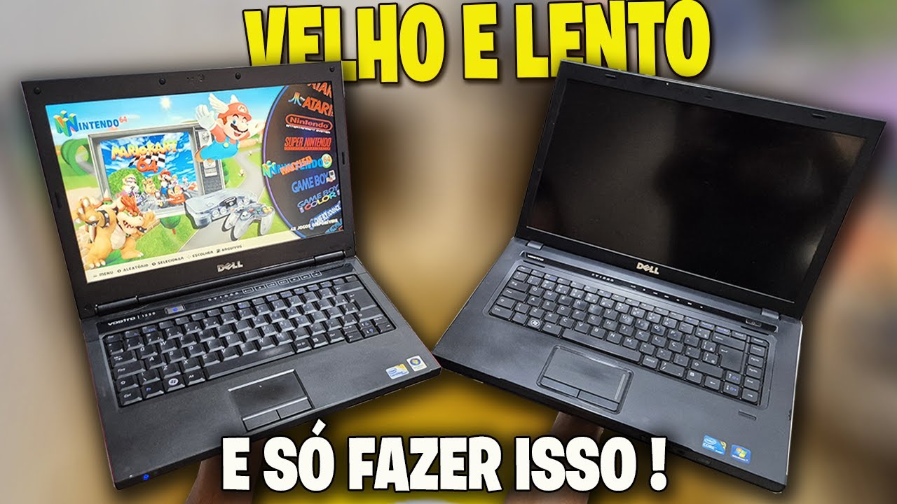 SE VOC&Ecirc; TEM UM NOTEBOOK VELHO E LENTO, E SO FAZER ISSO !