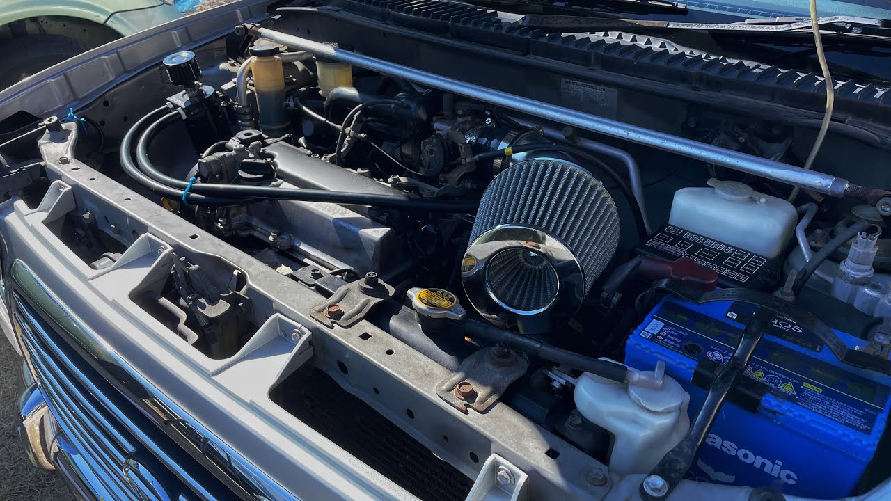 ミラジーノのエンジンルーム完成に近づいてきました。【L700S パワーフィルター オイルキャッチタンク タワーバー】
