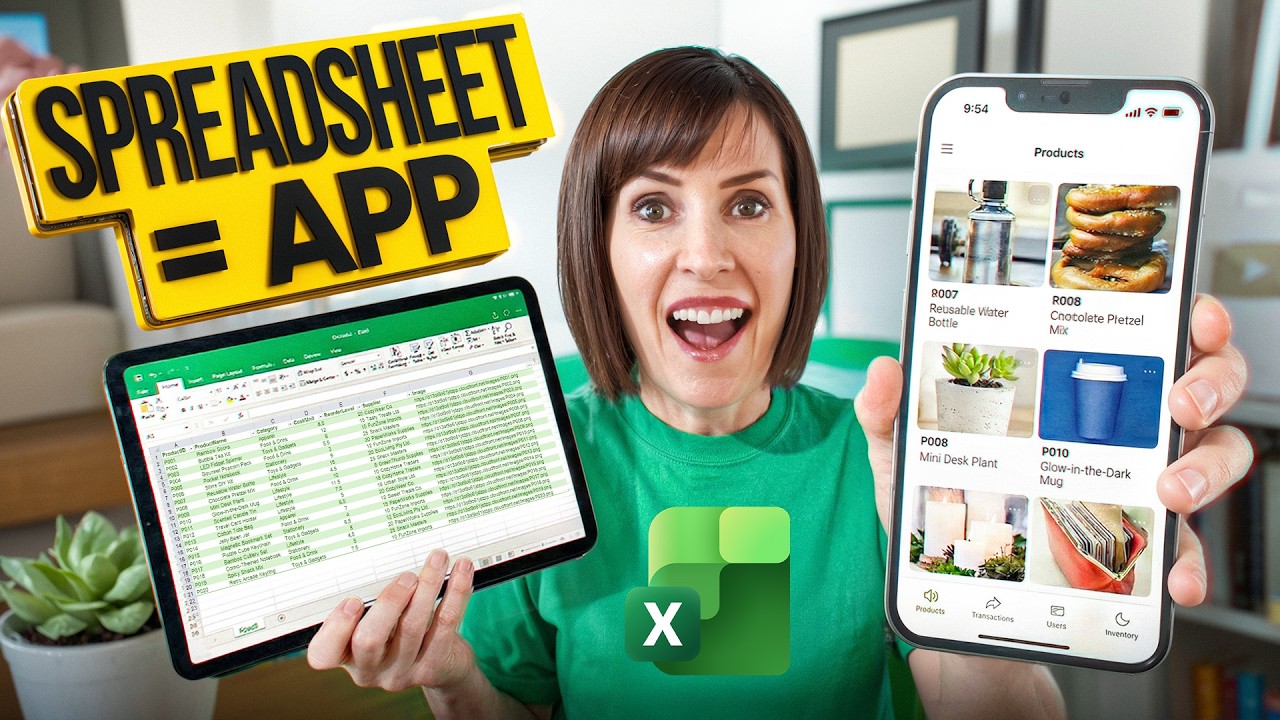Превратите электронную таблицу Excel в полноценное приложение без программирования.