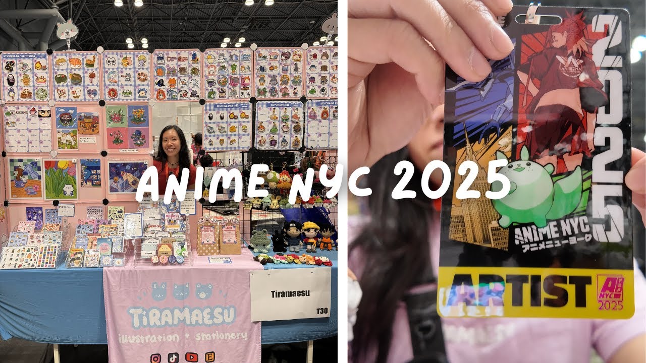 [Artist Alley Diaries] Second time vending at Anime NYC and I tripled my profits $$ 🤩