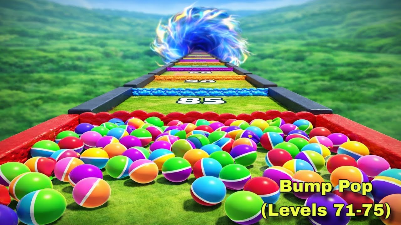 Bump Pop - All Levels Gameplay Pop Pi (Levels 71-75)