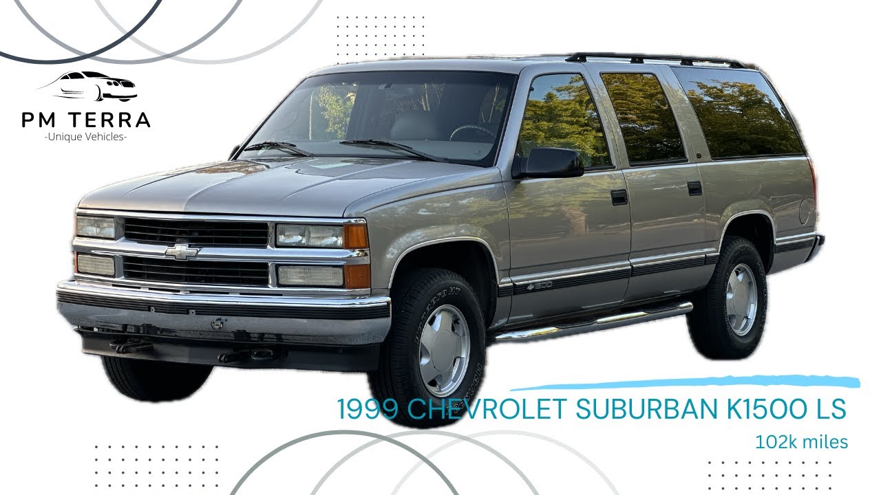 1999 CHEVROLET SUBURBAN K1500 LS 102k miles exterior and interior