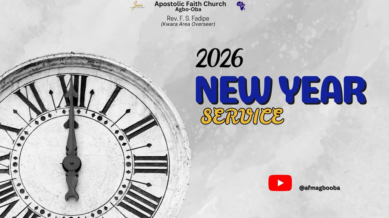 2026 NEW YEAR'S SERVICE 01.01.2026