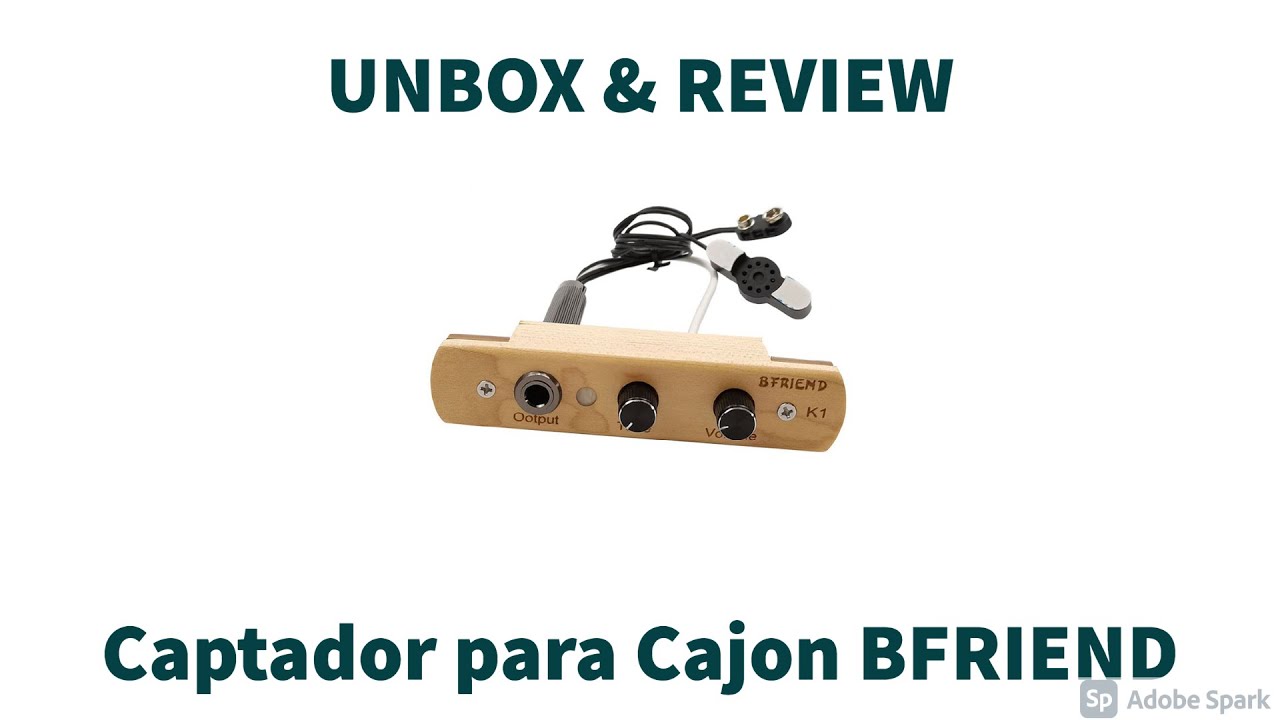 UNBOXING & REVIEW do Captador para Cajon BFRIEND